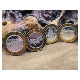 4 - .999 Fine Silver Casino Tokens 1oz Each