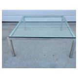 MCM Coffee Table Milo Baughman Style Polished
