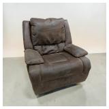 STRESSED LEATHER ELECTRIC RECLINER 40" TALL FLOOR