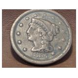 1854 One Cent Coin