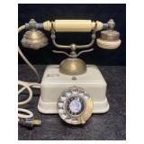 VINTAGE FRENCH STYLE ROTARY DIAL TELEPHONE JAPAN