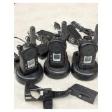3 MOTOROLA RADIOS CLS 1410 W/ CHARGERS UNTESTED