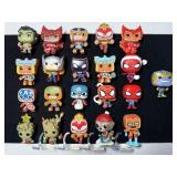 Marvel Funko Pocket Pop! 21 Figures & 4 Stands