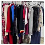 Lot of Clothes on Double Rack