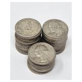 Roll of Silver Quarters (40) Washington Quarters