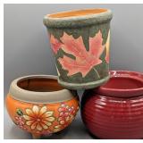 3 TABLE TOP PLANTERS