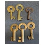 Railroad Padlock Keys
