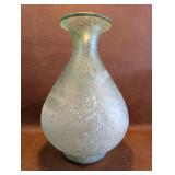 Scavo Style Art Glass Vase Made in Spain