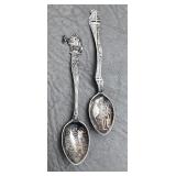 2 Antique Sterling Paye & Baker Demitasse