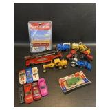 Vintage Metal Toy Tractors Equipment Cars, 1