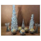 Christmas Decorations, Glass Angels, Silvestri