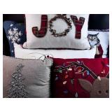 Lot of Christmas Pillows