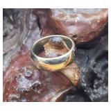 14K Gold Wedding Band fr Underwoods 7g