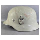 WWII Era Heer Stahlhelm Germain Nazzi Helmet