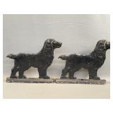 2 Metal Vintage Dog / Cocker Spaniel Gate