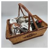 Basket of Vintage Cookie Cutters