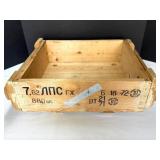 Wooden Russian Ammo Box LPS Steel-Core Bullets