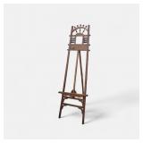 Antique Eastlake Styled Wooden Art Easel