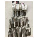 THREAD TAPS W/ A FEW NOS MICHIGAN DRILL TAPS