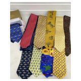 Turtle Theme Neckties Ben Silver, Met Museum,