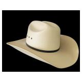 Justin Roper Ivory Cowboy Hat 7 3/8 Long Oval
