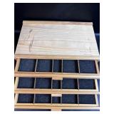 Wood 3 Drawer Box Unfinished Needs Painting