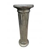 Column Pedestal, Plant Stand Painted Plaster