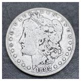 1882 Morgan Silver Dollar