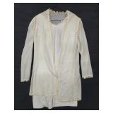 Vtg Alice Martin Dress & Light Jacket