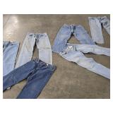 Group of Vintage Levis Blue Jeans - 501