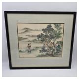 Vintage Chinese Watercolor Painting