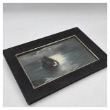 9" x 13" Noir Moonlit Seascape Painting