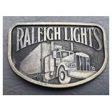 Raleigh Lights Brass Belt Buckle