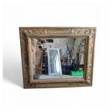 Vintage Ornated Wall Mirror with Gilt Finish