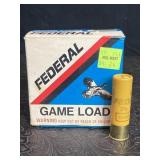 20 GA. SHOTGUN SHELLS FEDERAL GAME LOAD BOX 25