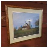 "Autumn Light" Wayne H. Signed LE Lighthouse Art