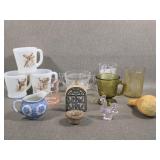 Fire King Coffee Cups, Vintage Glassware, Fenton