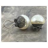 Signed France - Louis Rousselet? Faux Pearl Clip