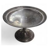 Gorham Sterling Silver Pedestal Dish Cement