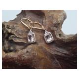 Pair of 14K Gold & Citrine Earrings 2.6g