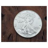 1987 US Silver Eagle One Dollar Coin 1oz Fine