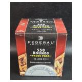 New Federal 22lr 550 Rds Ammunition Ammo