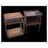 Two Vintage American End Tables / Nightstands
