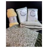 Blankets/ King Pillow Shams in Woven