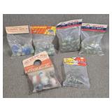 NOS Cats Eye Marbles - Coca-Cola, Agate & Other