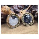 .999 Fine Silver Casino Tokens 1oz Each
