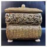 Acorn/ Oak Theme Resin Box Damage Noted