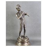 Boy With Flute Bronze After Ernest Rancoulet