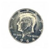Stunning 1964 Kennedy Half Dollar Silver
