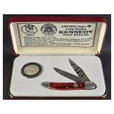 1964 Kennedy Half Dollar United / Boker Knife Set
